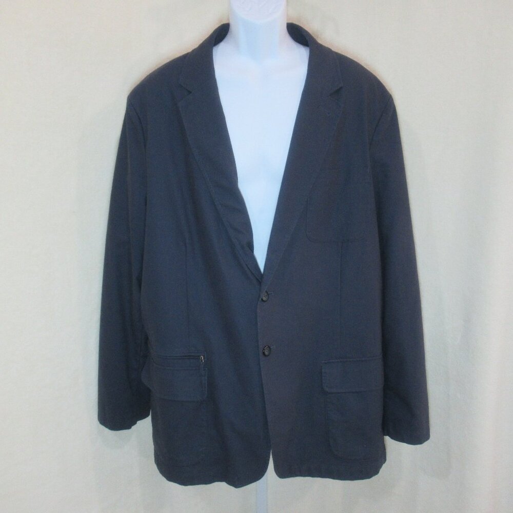 L.L.Bean Navy Utility Blazer Jacket | Men’s Size 50 Tall